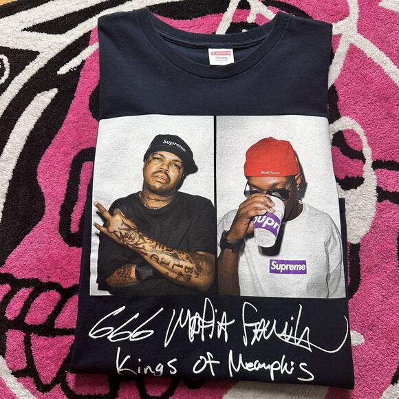 Supreme Three 6 Mafia Tee – Size Large – Gently Used - Picture 1 of 6